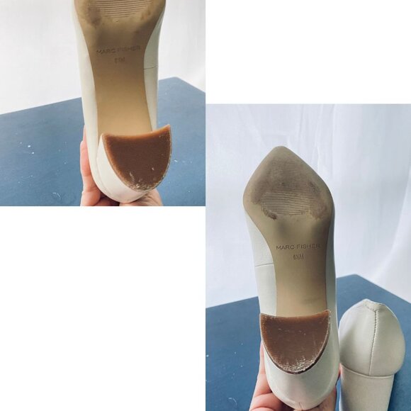 MARC FISHER ZALA BLOCK HEEL POINTY TOE PUMP 6.5 - Picture 6 of 7